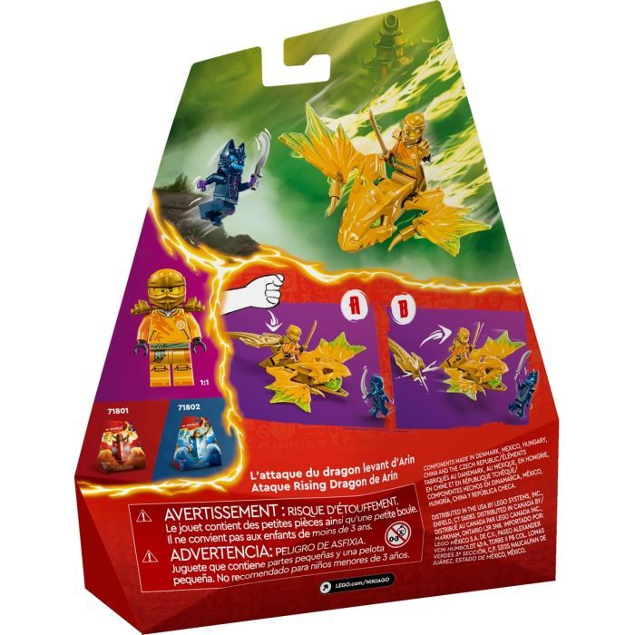 Конструктор LEGO NINJAGO Атака восставшего дракона Арина 27 деталей (71803) изображение 4
