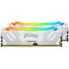 Модуль памяти для компьютера DDR5 32GB (2x16GB) 7200 MHz Renegade RGB White XMP Kingston Fury (ex.HyperX) (KF572C38RWAK2-32) изображение 4