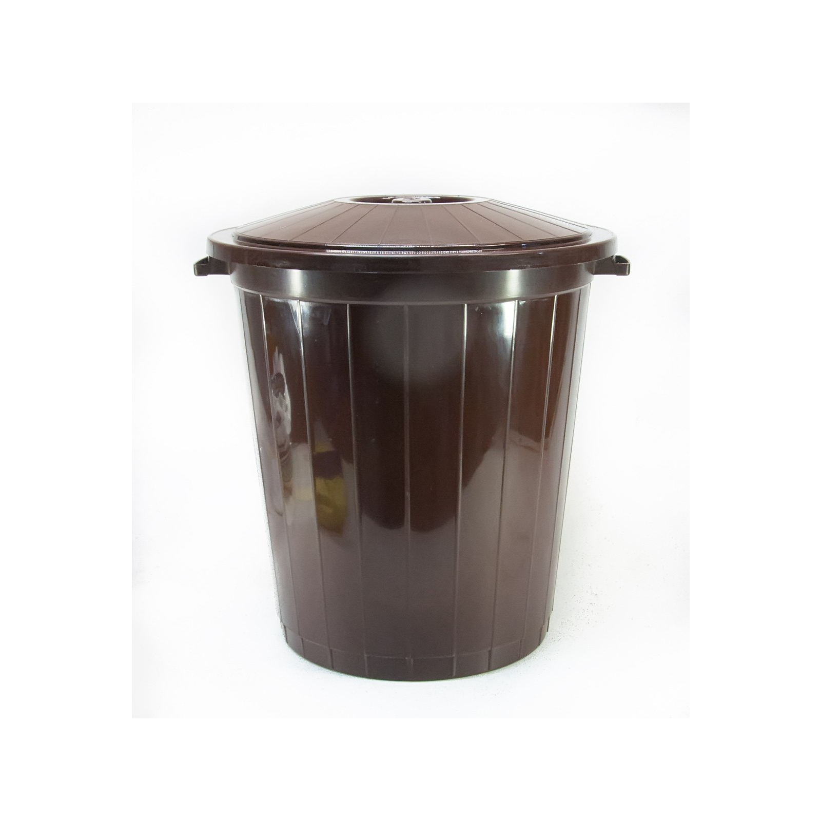 Контейнер для сміття Горизонт 54.5 x 48.5 см Коричневий 65 л (гор-02043/коричневий)