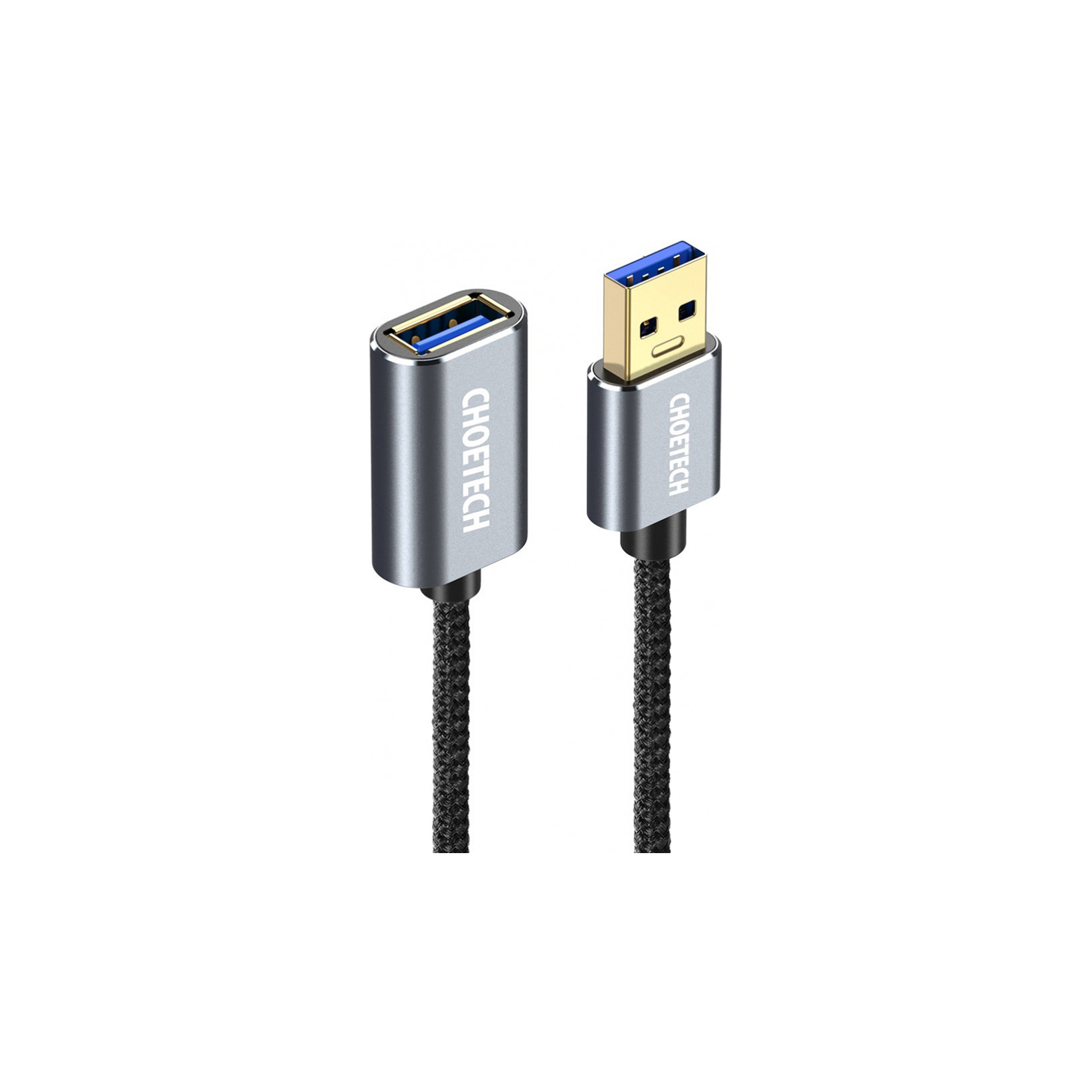 Дата кабель USB 3.0 AM/AF 2.0m Choetech (XAA001-BK)
