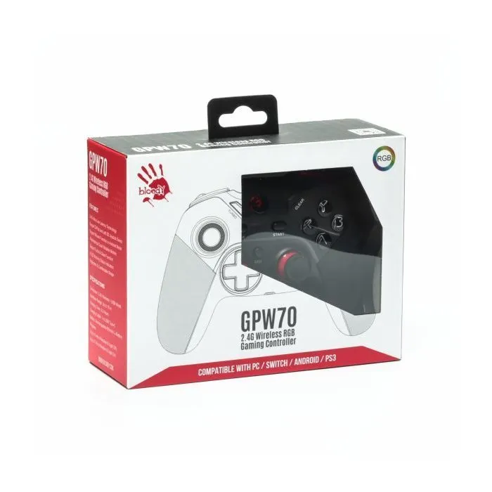 Геймпад A4Tech Bloody GPW70 Wireless/USB Sports Black (4711421995801) изображение 9