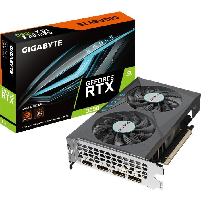 Відеокарта GIGABYTE GeForce RTX3050 6Gb EAGLE OC (GV-N3050EAGLE OC-6GD) зображення 7