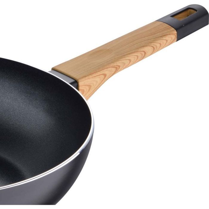 Сковорода Bergner Wok Earth Black 28 см (BG-34627-BK) изображение 4