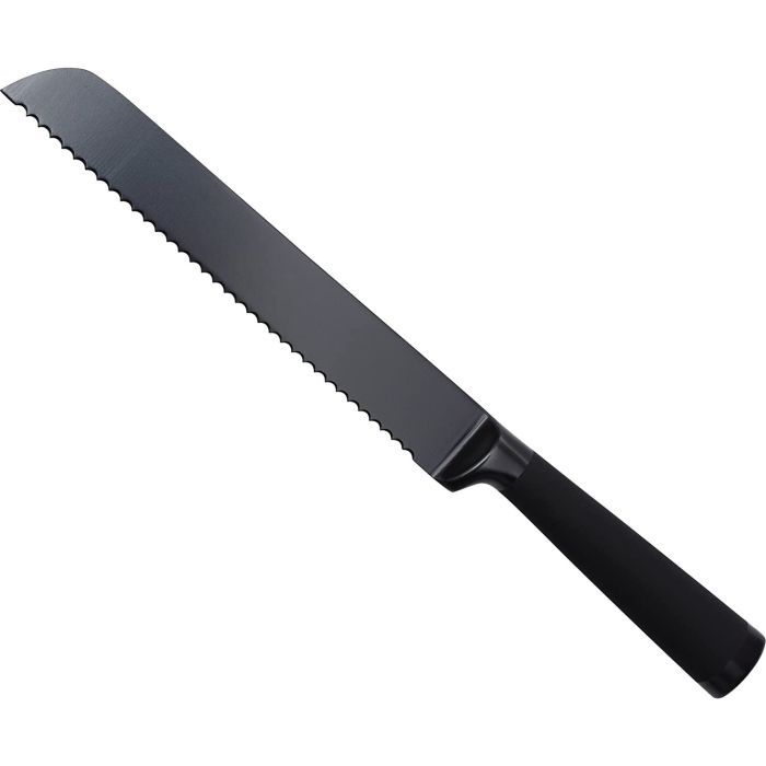 Кухонный нож Bergner Black Blade для хліба 20 см (BG-8774)