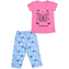 Пижама Matilda с бабочкой (12247-3-122G-pink)