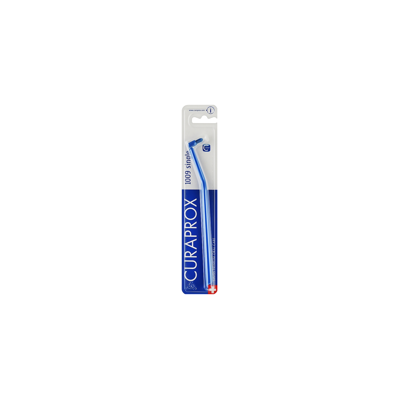 Зубна щітка Curaprox CS 1009 Single & Sulcular 9 мм Монопучкова Синя (CS 1009-10)