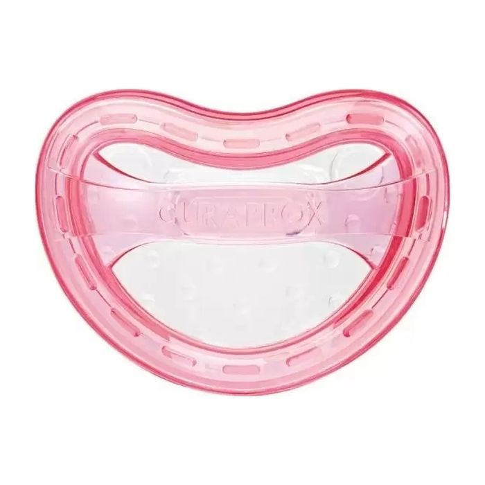Пустышка Curaprox + контейнер для хранения 18-36 мес. розовая (Babysoother pink size 2) изображение 2
