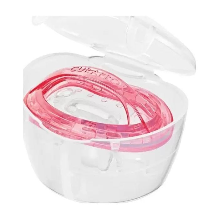 Пустышка Curaprox + контейнер для хранения 18-36 мес. розовая (Babysoother pink size 2) изображение 4