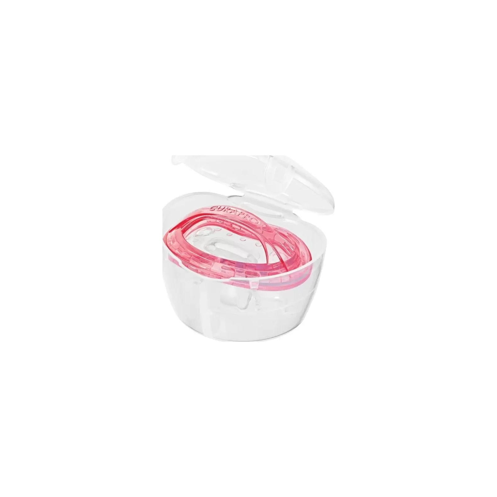Пустышка Curaprox + контейнер для хранения 7-18 мес. розовая (Babysoother pink size 1) изображение 4