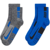 Шкарпетки Nike U NK MLTPLIER ANKLE 2PR - 144 SX7556-937 42-46 2 пари Сірий/Синій (196153841291) зображення 3