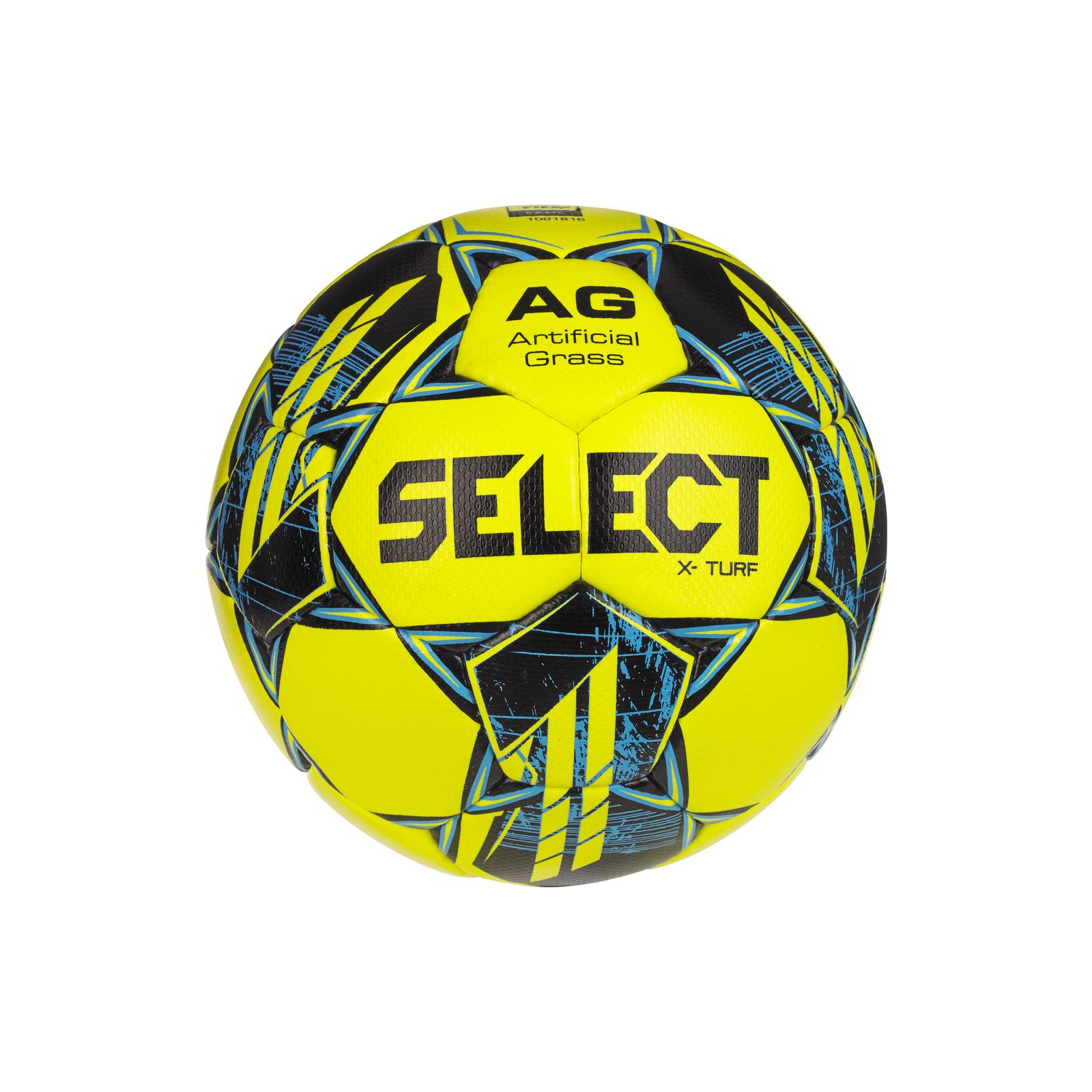 Мяч футбольный Select X-TURF v23 жовто-синій Уні 5 (5703543316021)