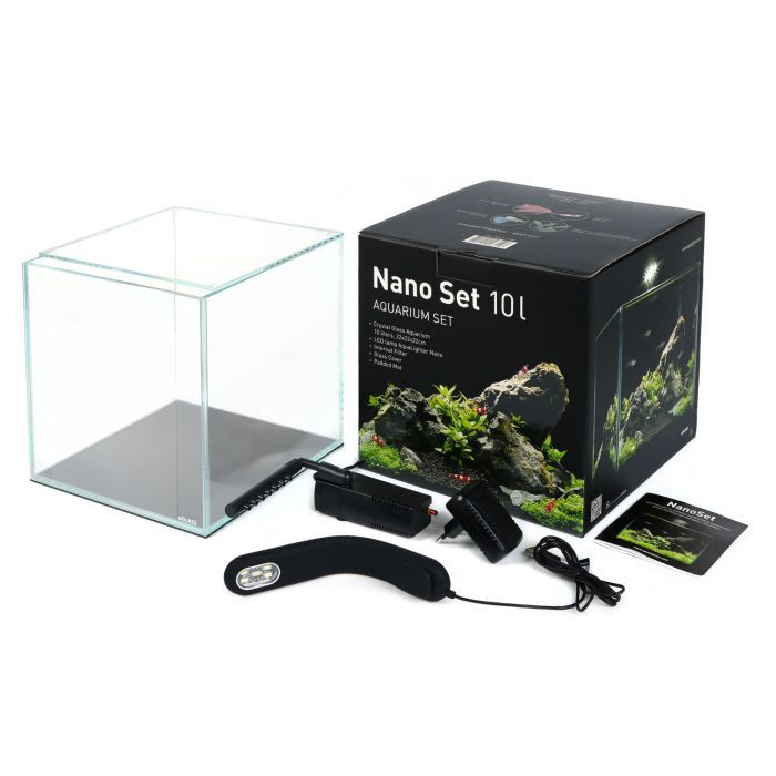 Акваріум Aqualighter набір NaGLASS Nano Set 220 мм 10 л (7142) зображення 3