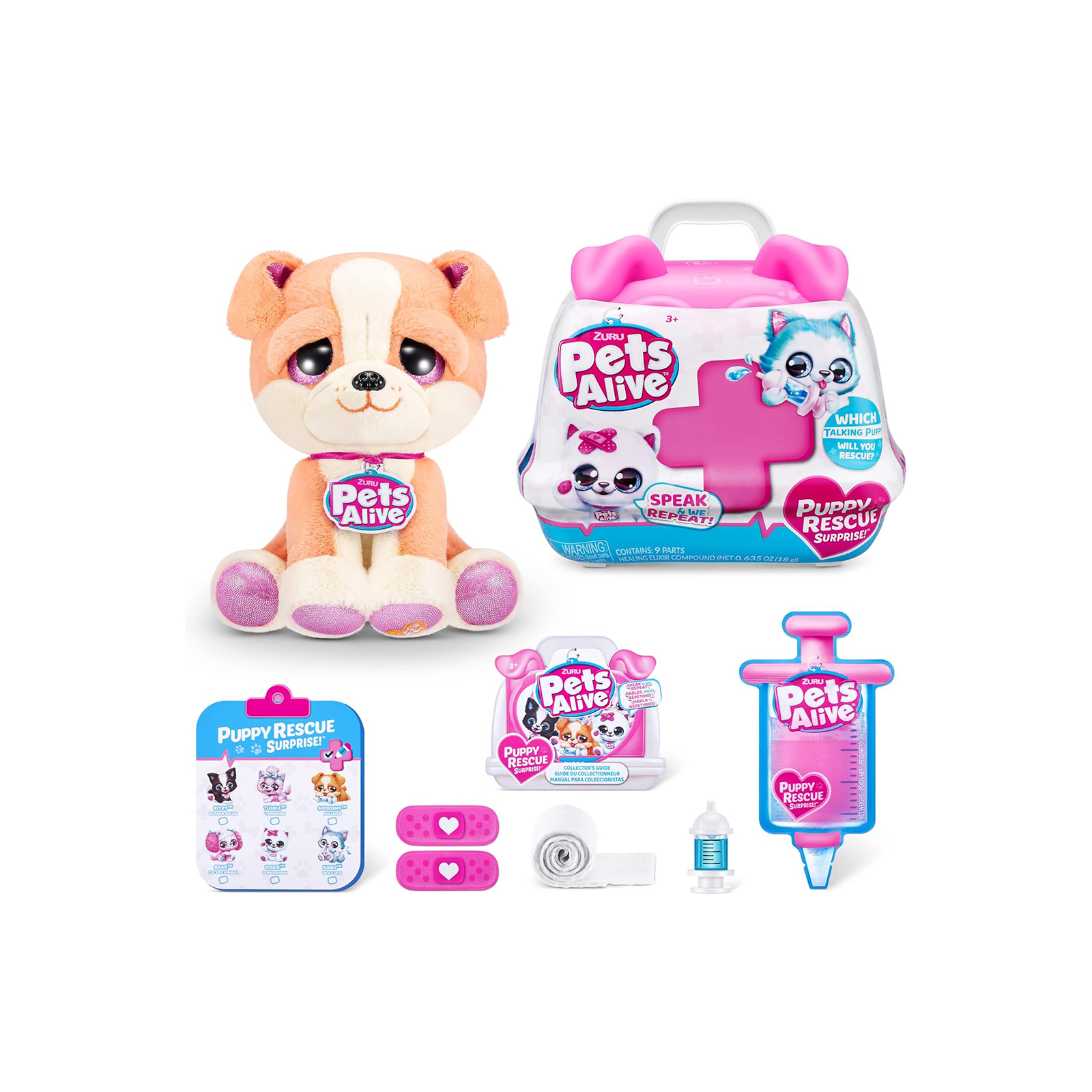 Интерактивная игрушка Pets & Robo Alive набор-сюрприз Pet Shop Surprise S3 Повторюшка-доктор (9540) изображение 3