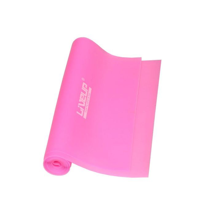 Эспандер LiveUp TPE Band LS3204-Lp стрічка рожевий L-1200х150х0.25мм (6951376105049)