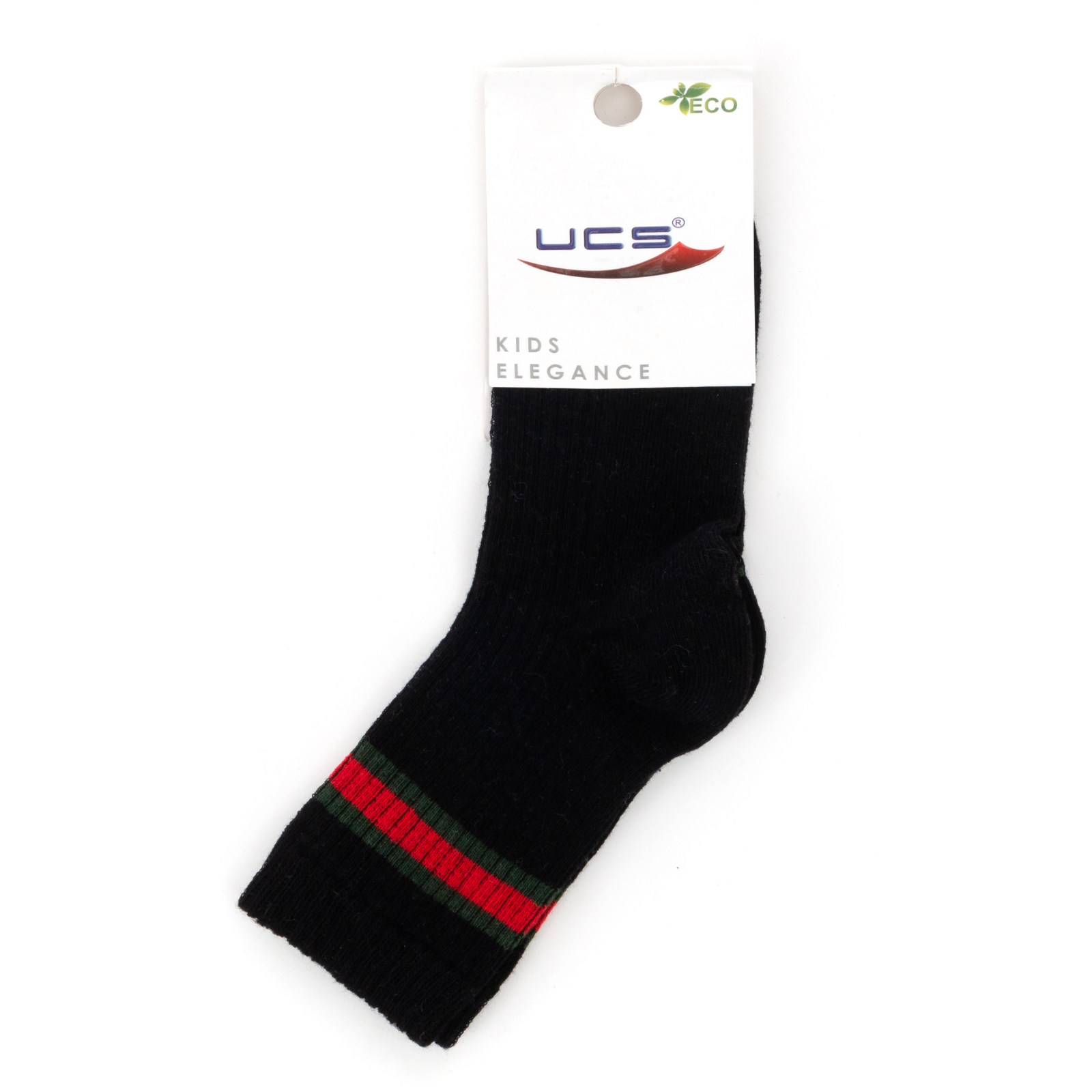 Шкарпетки дитячі UCS Socks зі смужкою (M0C0101-2095-5B-black) зображення 2