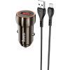 Зарядное устройство HOCO Z46 USB Metal Gray (6931474770295)