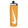 Пляшка для води Nike Refuel Bottle 24 OZ бежевий, чорний, білий 709 мл N.100.7666.704.24 (887791745422)