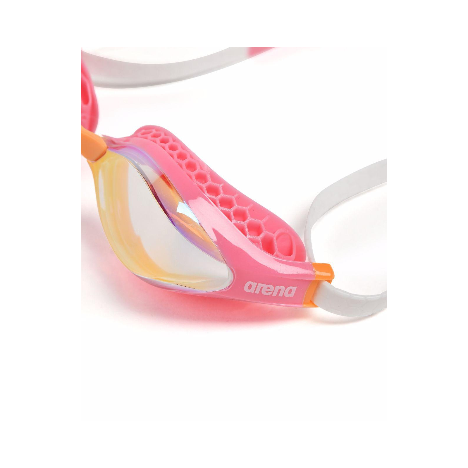 Очки для плавания Arena Air-Speed Mirror 003151-205 жовтий, мідно-рожевий OSFM (3468336482124) изображение 9