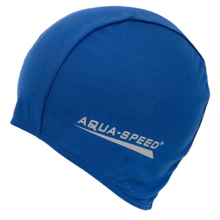 Шапка для плавания Aqua Speed Polyester Cap 091-02 6454 синій, сірий Уні OSFM (5908217664549)