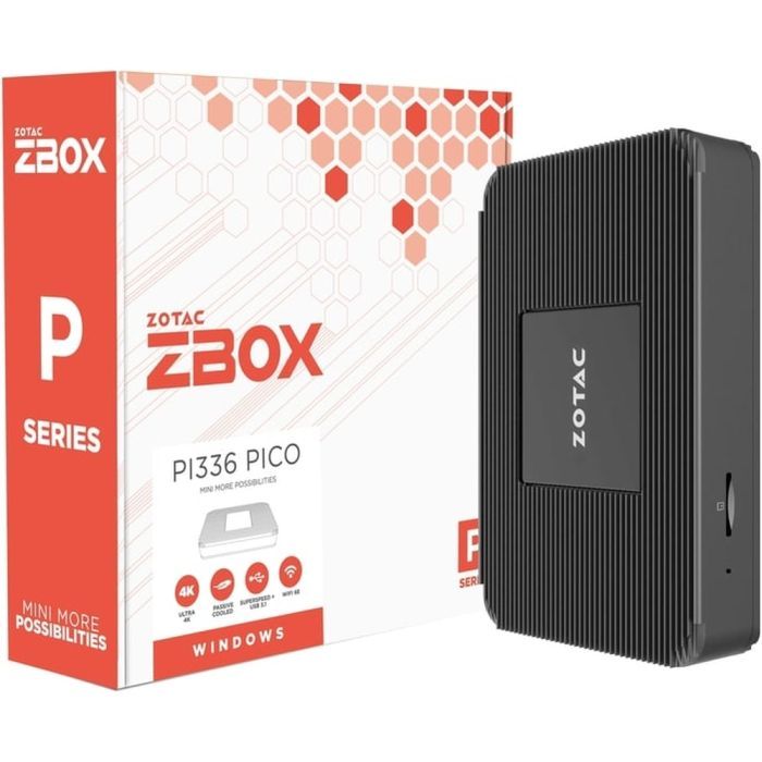Комп'ютер Zotac PI336 pico / Celeron N6211, 4GB LPDDR4x onboard, 128GB eMMC, WIFI, BT, DP/HDMI, W11Pro (ZBOX-PI336-W5C) зображення 7