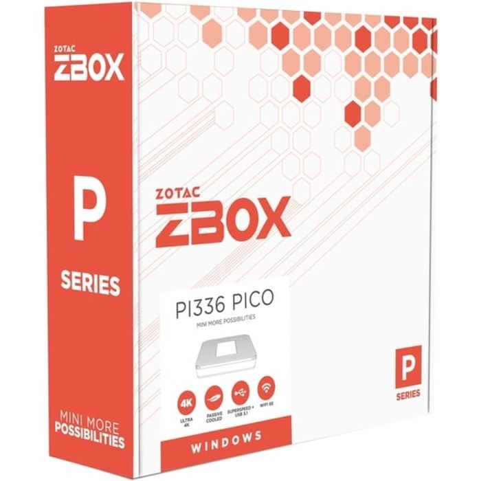 Комп'ютер Zotac PI336 pico / Celeron N6211, 4GB LPDDR4x onboard, 128GB eMMC, WIFI, BT, DP/HDMI, W11Pro (ZBOX-PI336-W5C) зображення 8
