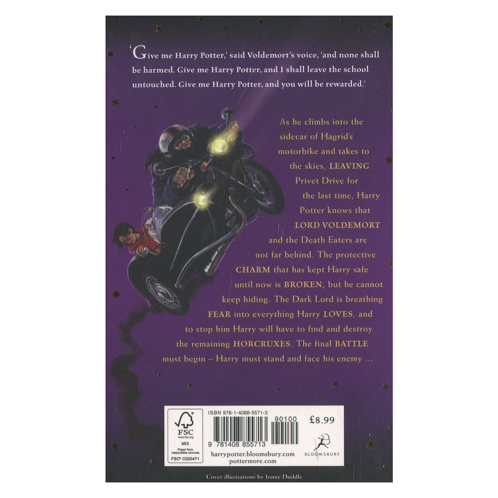Книга Harry Potter and the Deathly Hallows - J.K. Rowling Bloomsbury (9781408855713) изображение 2