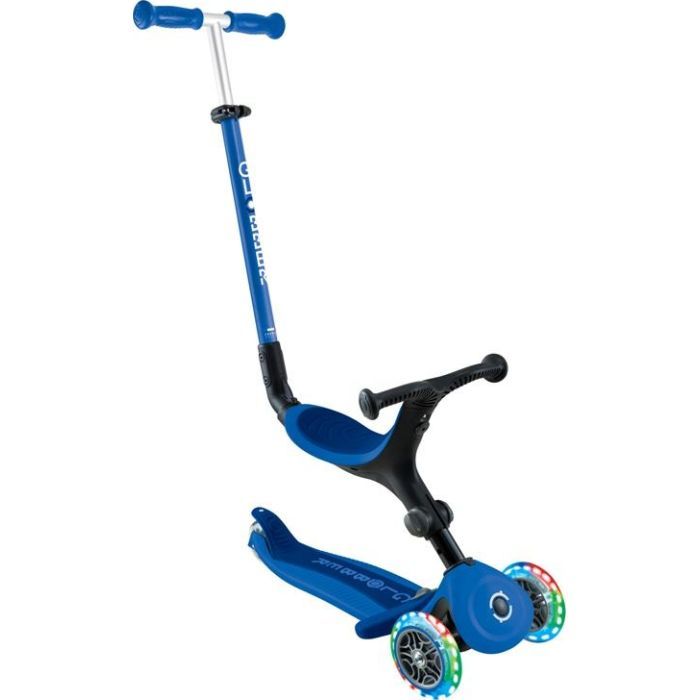 Самокат Globber Go Up Active 1+ до 20/50 кг Led  фісташково-рожевий (744-110)