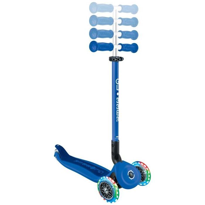 Самокат Globber Go Up Active 1+ до 20/50 кг Led  фісташково-рожевий (744-110) зображення 4