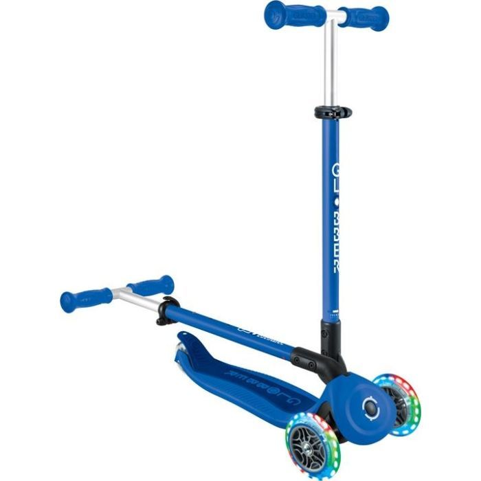 Самокат Globber Go Up Active 1+ до 20/50 кг Led  фісташково-рожевий (744-110) зображення 5