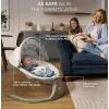 Кресло-качалка Kinderkraft Lumi 2 Light Grey (5902533925018) изображение 12