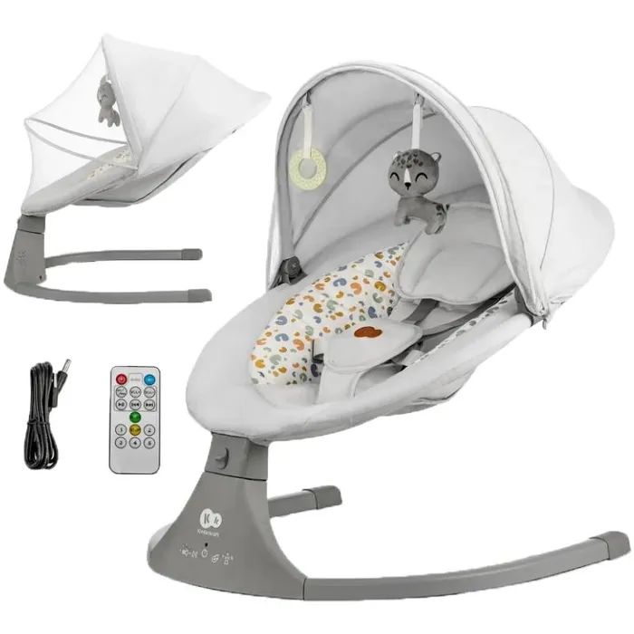 Кресло-качалка Kinderkraft Lumi 2 Light Grey (5902533925018) изображение 6