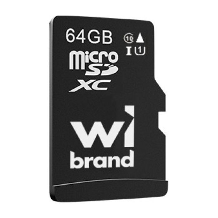 Карта пам'яті Wibrand 64GB mictoSD class 10 UHS-I (WICDXU1/64GB)