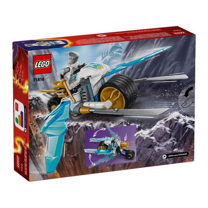 Конструктор LEGO Ninjago Крижаний мотоцикл Зейна (71816) зображення 5
