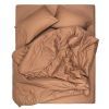 Простирадло Ardesto Mix&Match 100% бавовна, сатин коричневий 180х240 см (ART1824FSH) зображення 6