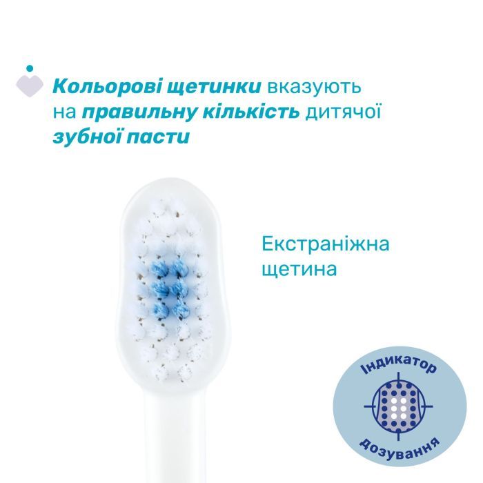 Детская зубная щетка Chicco на присоске, 3-6 лет розовая (8058664174720) (12083.00) изображение 2