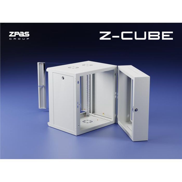 Шкаф настенный Zpas 15U 19" 600x600 Z-CUBE (W-ZCUBE6060-15S-011) изображение 2