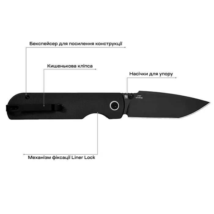 Нож CJRB Nova Green PVD (J1937-BGN) изображение 5