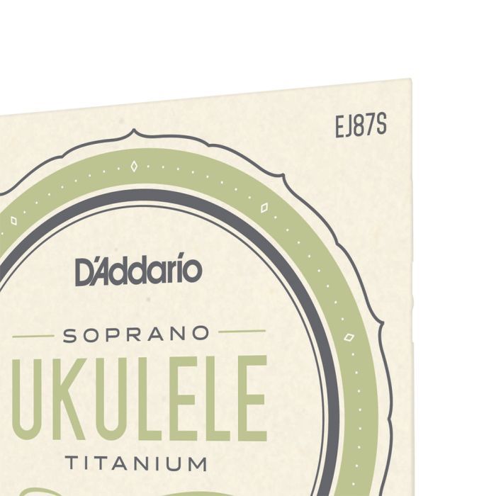Струны для гитары D'Addario Titanium Ukulele Soprano (EJ87S) изображение 4