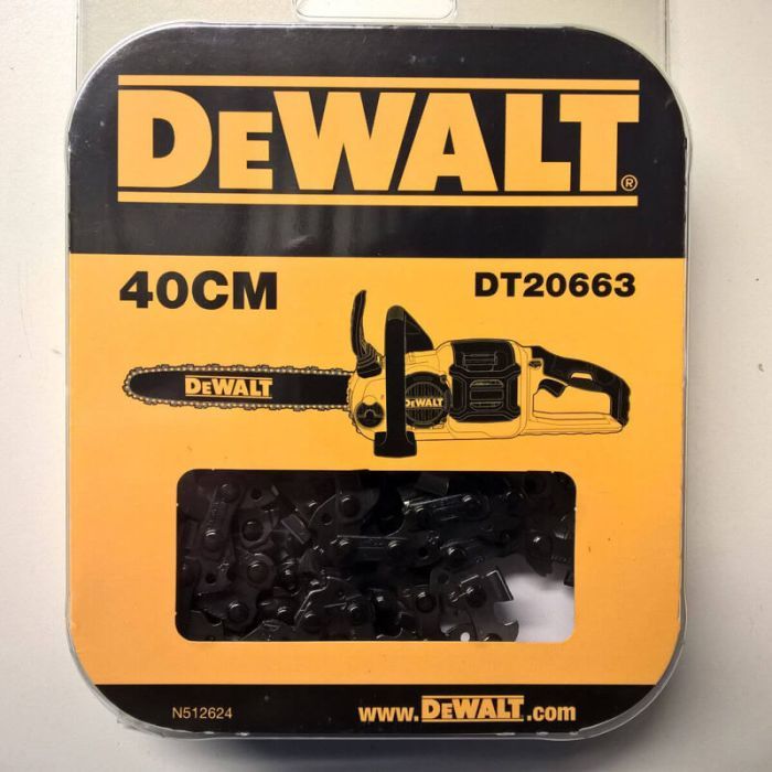 Цепь DeWALT 3/8'", 1.1 мм, 56 звеньев, длина шины 16"'/40 см (DT20663) изображение 2