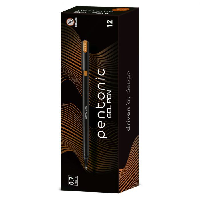 Ручка гелева LINC Pentonic 0,7 мм помаранчева (420420)