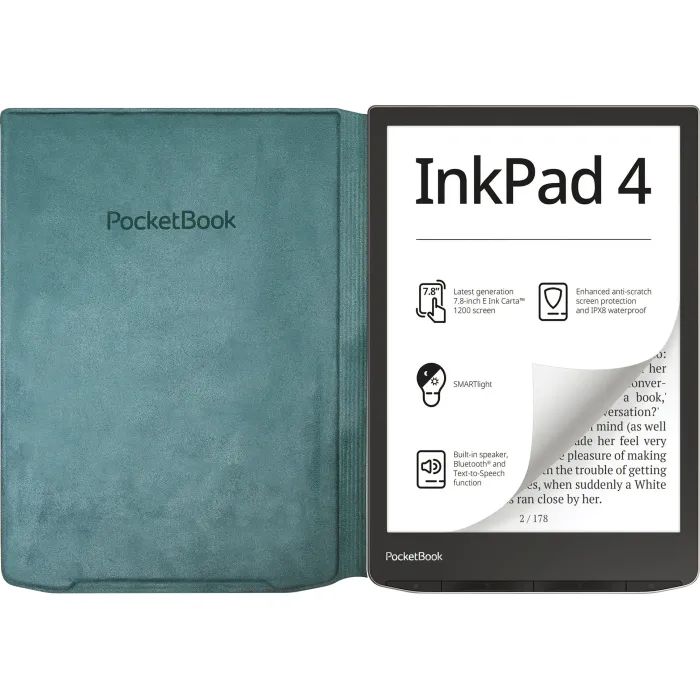 Чехол для электронной книги Pocketbook 743 Flip cover green (HN-FP-PU-743G-SG-WW) изображение 4