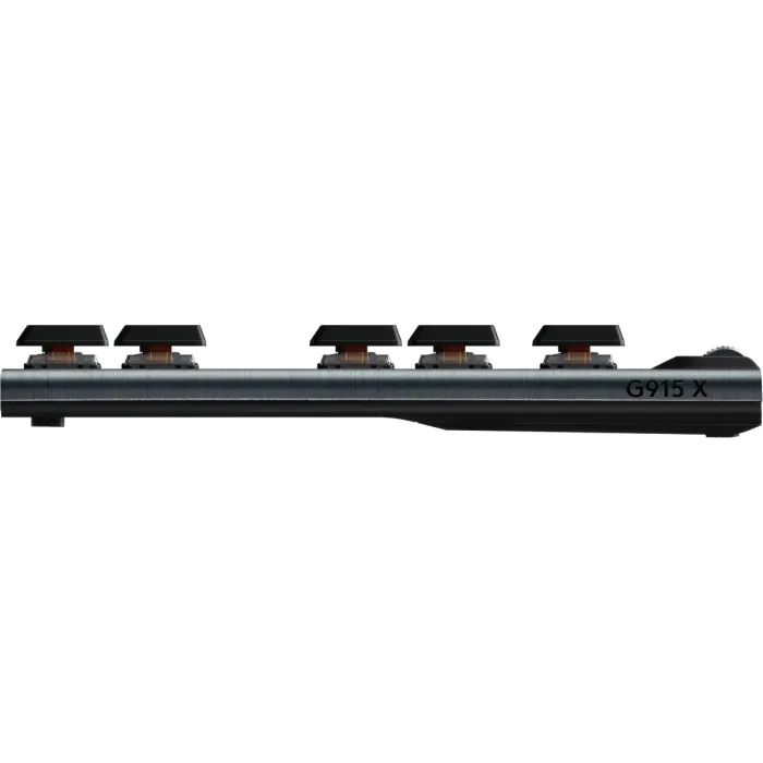 Клавиатура Logitech G915 TKL X Lightspeed Switch-Clicky Wireless/Bluetooth/USB UA Black (920-012757) изображение 5