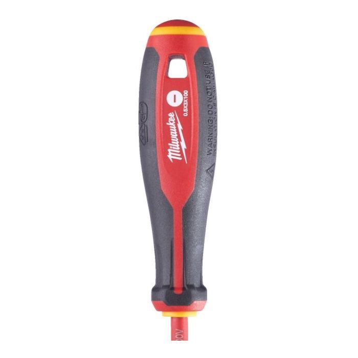 Отвертка Milwaukee трехгранная диэлектрическая VDE SL 0.5X3X100 (4932478713) изображение 2