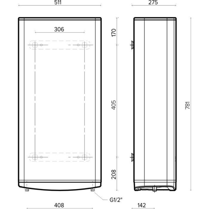 Бойлер Ariston VELIS TECH 50 EU (3100917) зображення 4