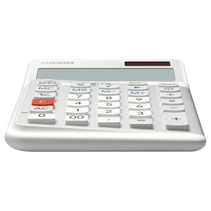 Калькулятор Casio JE-12E-WE-WA-EP, белый (CALC-CAS-JE-12E-WE-W) изображение 3