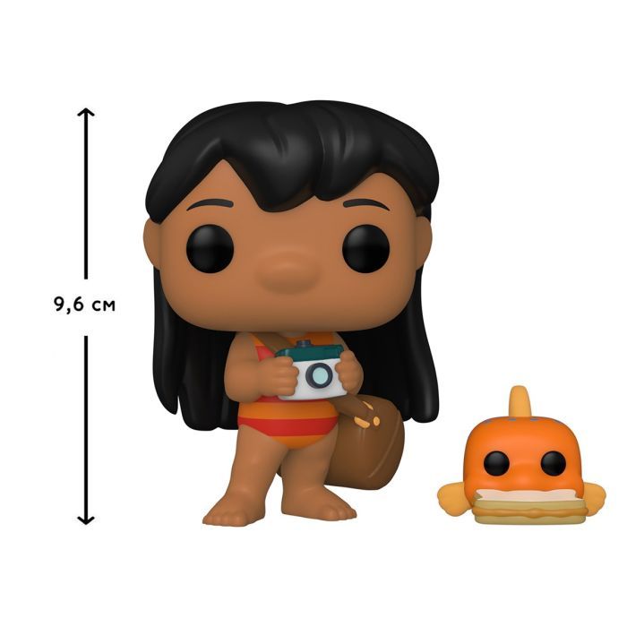 Фигурка для геймеров Funko Pop серии Лило и Стич - Лило с рыбкой (55621) изображение 2