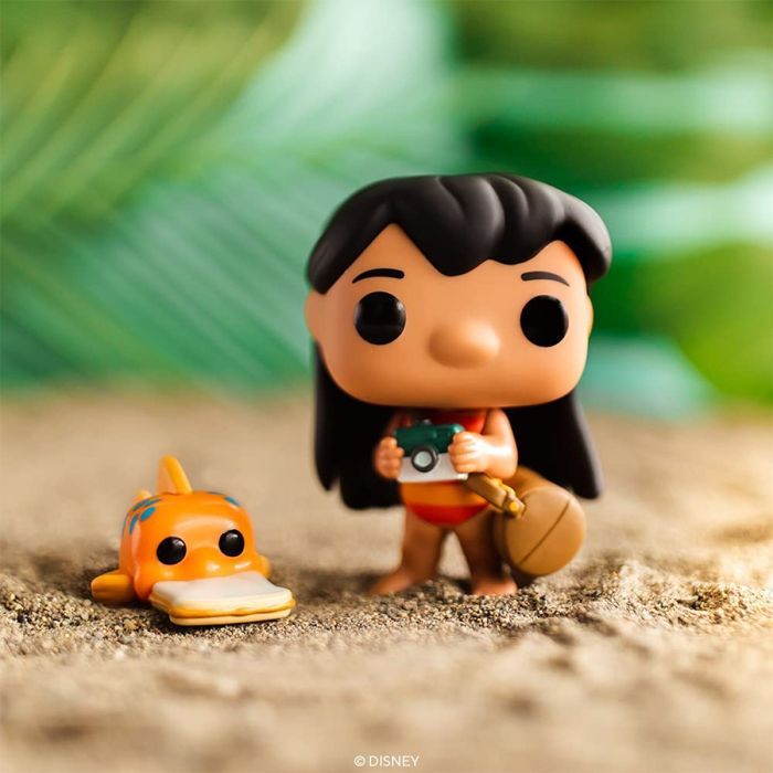 Фигурка для геймеров Funko Pop серии Лило и Стич - Лило с рыбкой (55621) изображение 3