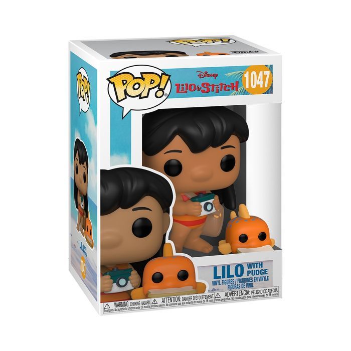 Фигурка для геймеров Funko Pop серии Лило и Стич - Лило с рыбкой (55621) изображение 4