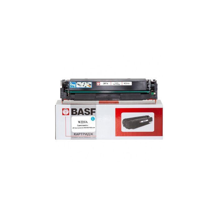 Картридж BASF HP CLJ M255, MFP M282/M283 , W2211A Cyan 1250ст (BASF-KT-W2211A)