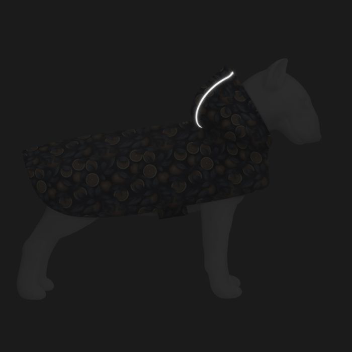 Дождевик для животных WAUDOG Clothes Накидка с капюшоном Апельсины XXS (354-4054) изображение 5